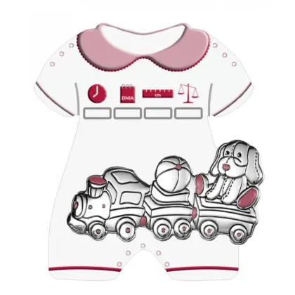 Picture Stylish panel of a romper with a picture of Choo-Choo 18x17