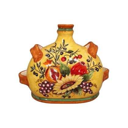 Picture Italian ceramic water bottle in Mediterranean style
