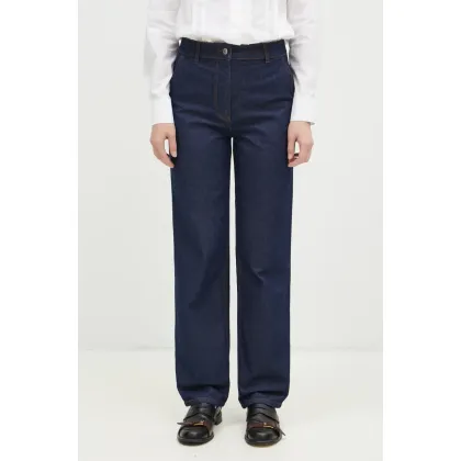 Zdjęcie Maison Kitsuné jeansy Straight Denim damskie high waist NW01113WW0081