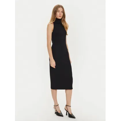 Zdjęcie TWINSET Sukienka dzianinowa 242TF3030 Czarny Slim Fit