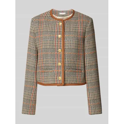 Zdjęcie Żakiet o kroju regular fit z okrągłym dekoltem