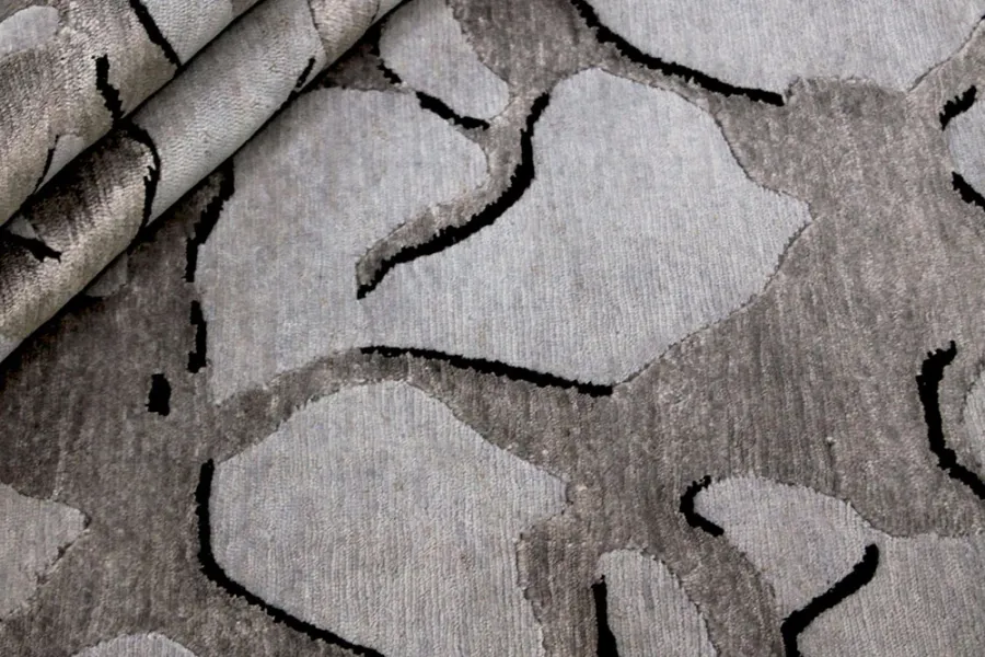 picture 3 Beautiful gray exclusive 3D carpet - SENSES DROUGHT 7075