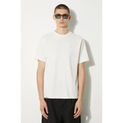 Zdjęcie AAPE t-shirt bawełniany Tee męski kolor beżowy gładki AAPTEM1413XXM