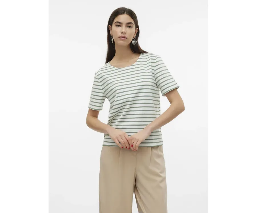 obrazek 1 Vero Moda T-Shirt Abby 10304716 Zielony Regular Fit