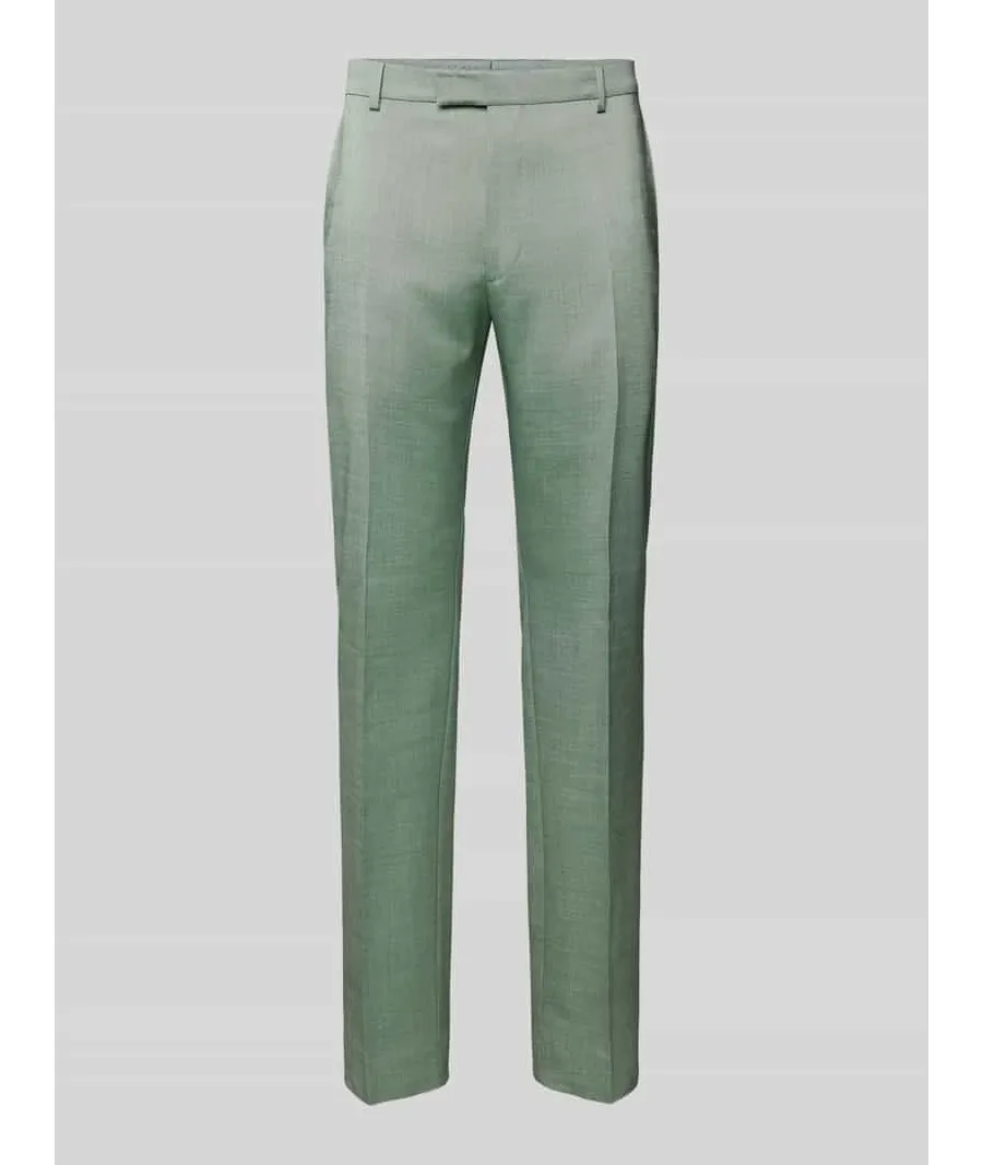obrazek 1 Spodnie do garnituru o kroju slim fit w kant model ‘Blayr’