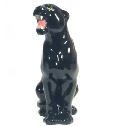Picture Beautiful figurine of a black panther - Il Gattopardo
