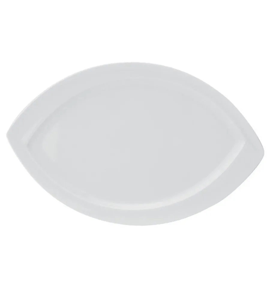 obrazek 1 Biały talerz-liść z porcelany Organic White z kolekcji inspirowanej naturą - Vista Alegre