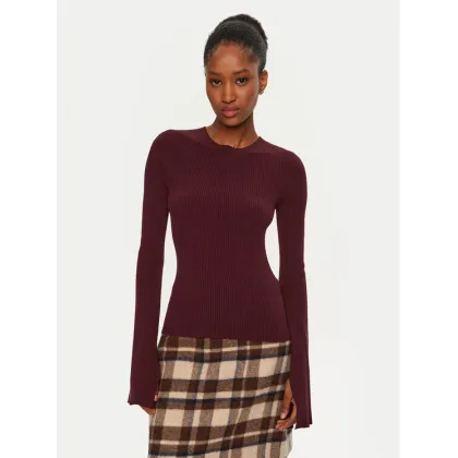 Zdjęcie Kontatto Sweter 3M0116N AI253M01 Bordowy Slim Fit