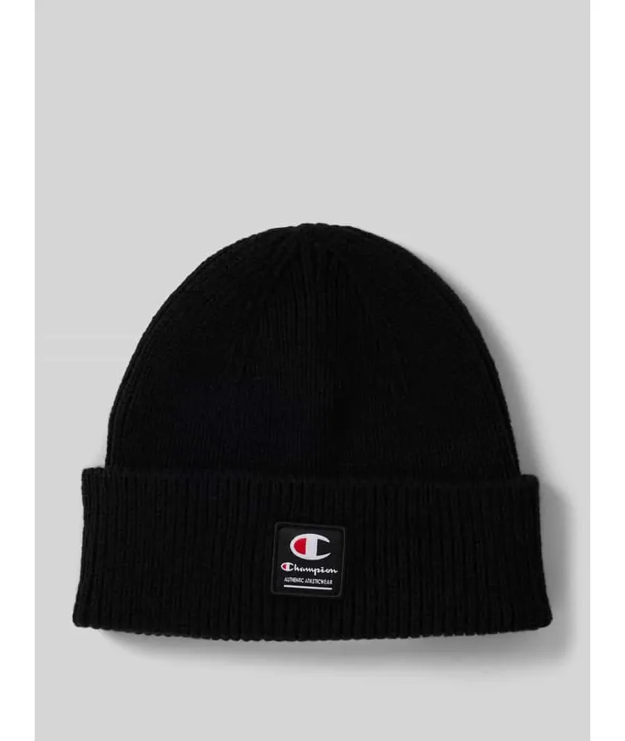 obrazek 1 Czapka beanie z naszywką z logo