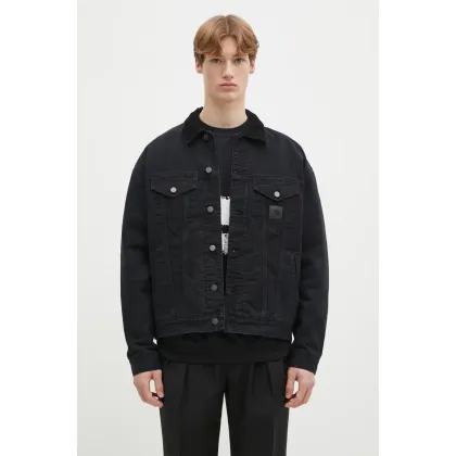 Zdjęcie Carhartt WIP kurtka bawełniana Dayton Trucker Jacket kolor czarny przejściowa I034315.00E4O