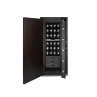 Picture Luxurious Ebony Macassar Churchill safe with rotomats