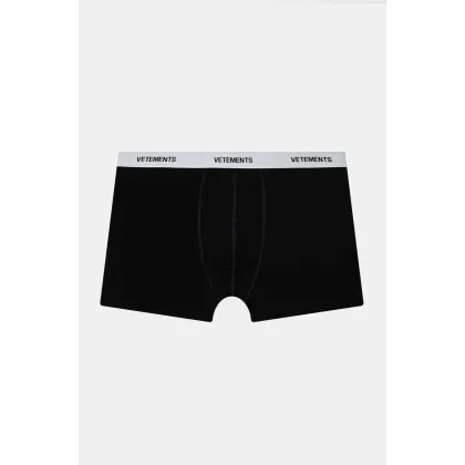 Zdjęcie VETEMENTS bokserki Allover Logo kolor czarny MA66UN120B