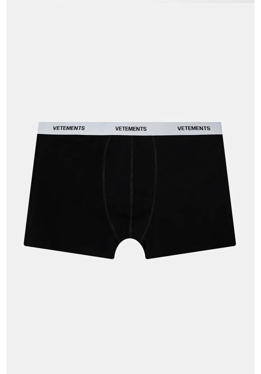 obrazek 1 VETEMENTS bokserki Allover Logo kolor czarny MA66UN120B