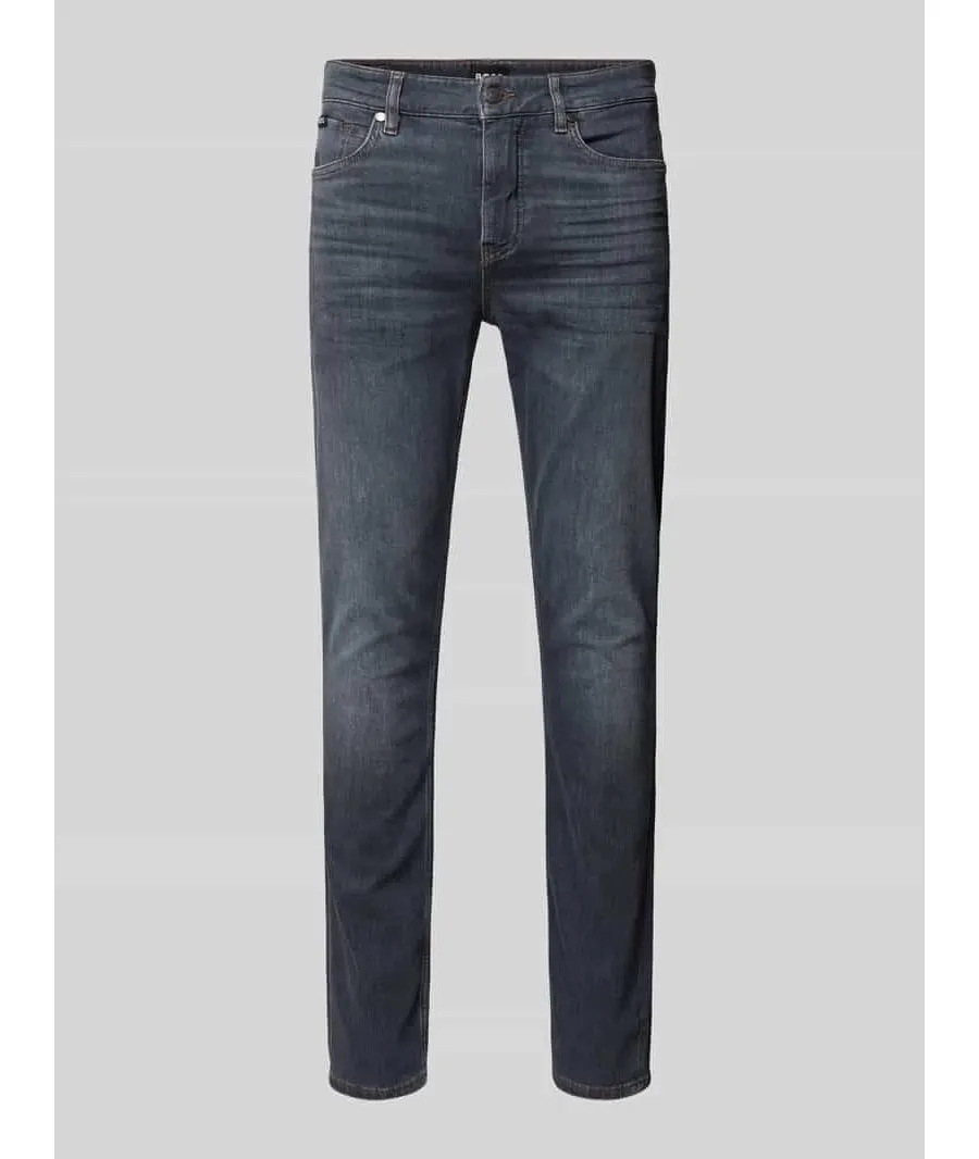 obrazek 1 Jeansy o kroju slim fit z detalem z logo model ‘Delaware’