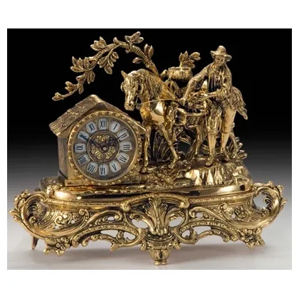Picture Spanish bronze clock