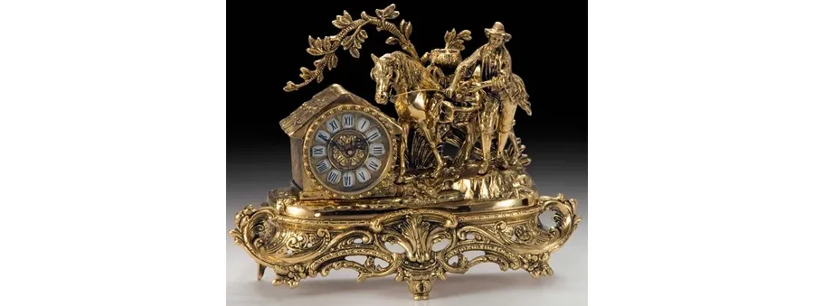 picture 1 Spanish bronze clock