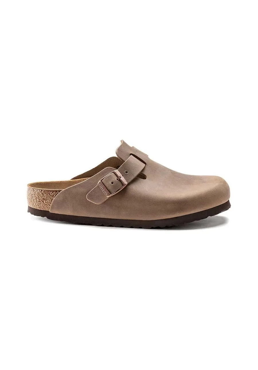 obrazek 1 Birkenstock klapki nubukowe Boston kolor brązowy 960811