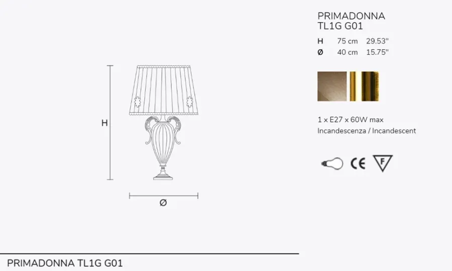 picture 3 Masiero Table Lamp PRIMADONNA