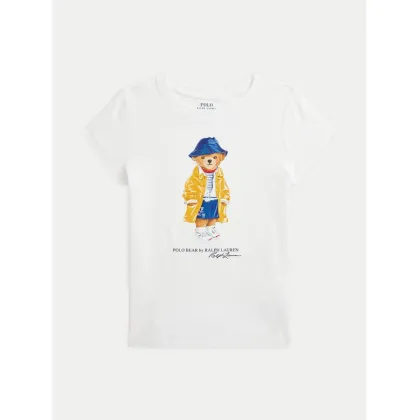 Zdjęcie Polo Ralph Lauren T-Shirt 312957377001 Biały Regular Fit