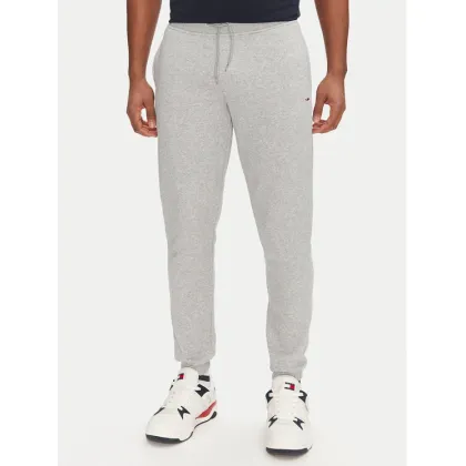 Zdjęcie Tommy Jeans Spodnie dresowe Flag DM0DM20473 Szary Slim Fit