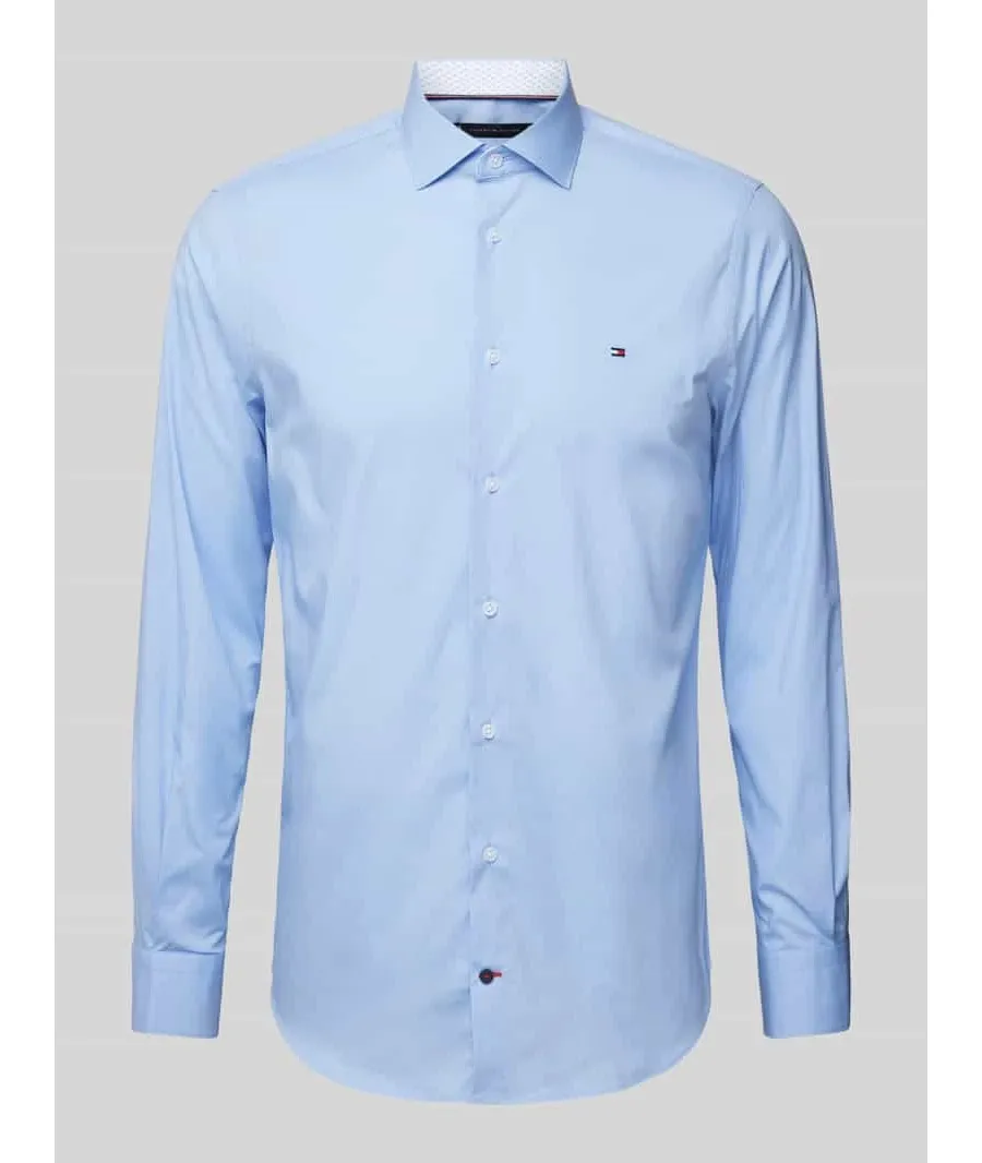 obrazek 1 Koszula biznesowa o kroju slim fit z listwą guzikową