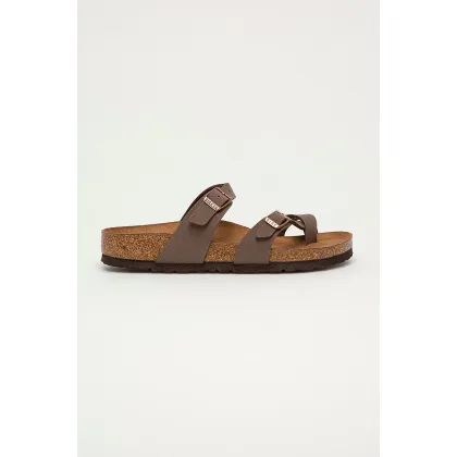 Zdjęcie Birkenstock klapki Mayari damskie kolor brązowy 71063