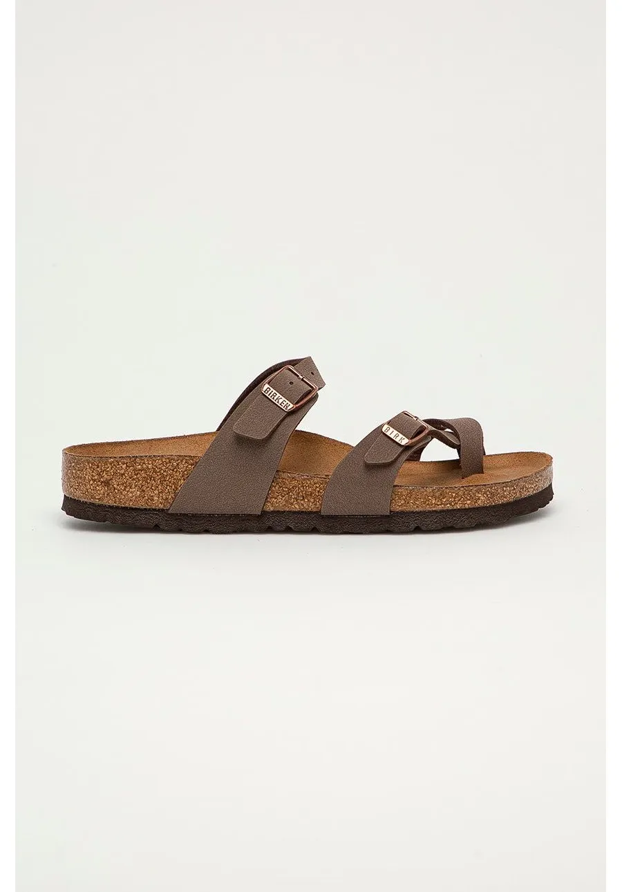 obrazek 1 Birkenstock klapki Mayari damskie kolor brązowy 71063