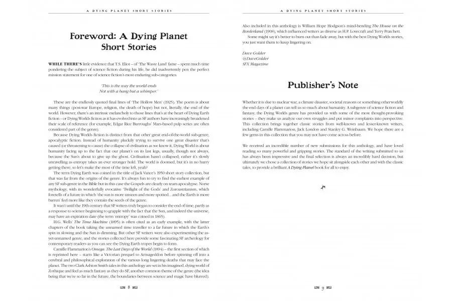 obrazek 2 Książka Opowiadania o umierającej planecie - Flame Tree Publishing