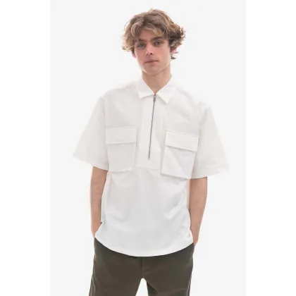 Zdjęcie Norse Projects koszula męska kolor biały relaxed N40.0610.0001-0001