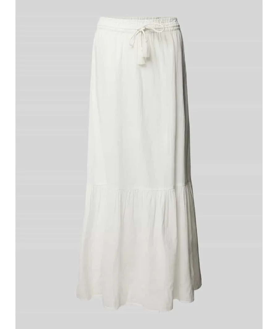 obrazek 1 Vero Moda Spódnica maxi Pretty 10311167 Biały Regular Fit