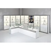 Zdjęcie Piękny stylowy komplet mebli sklepowych – zestaw witryn i lad