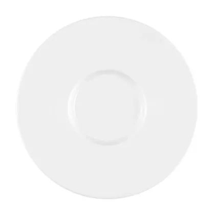 Zdjęcie Duży biały porcelanowy spodek 17,5 cm z Niemiec - Seltmann Weiden