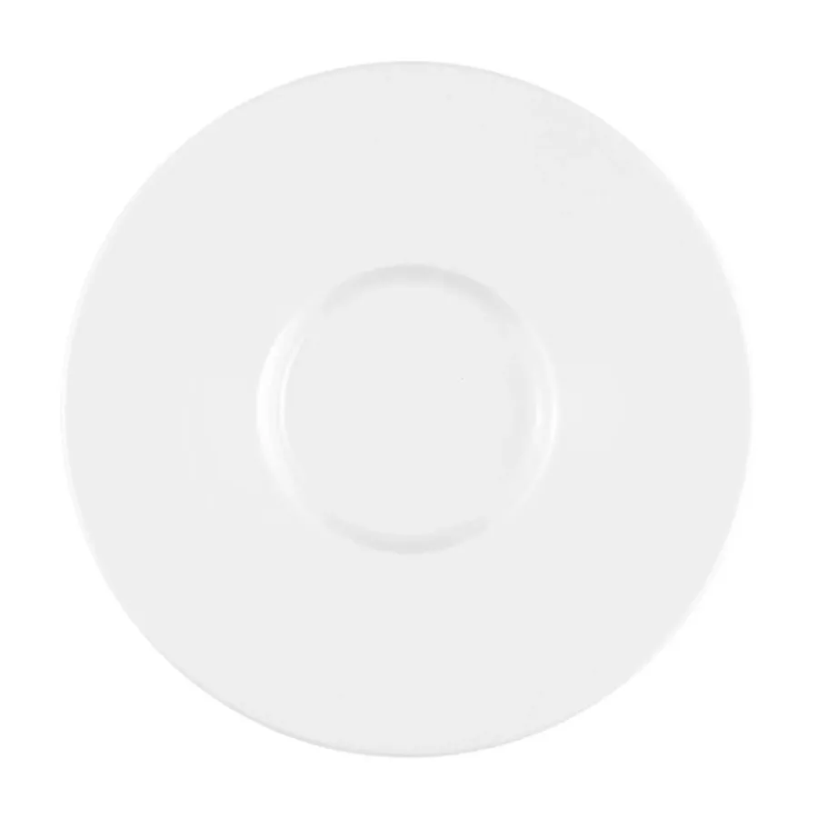 obrazek 1 Duży biały porcelanowy spodek 17,5 cm z Niemiec - Seltmann Weiden