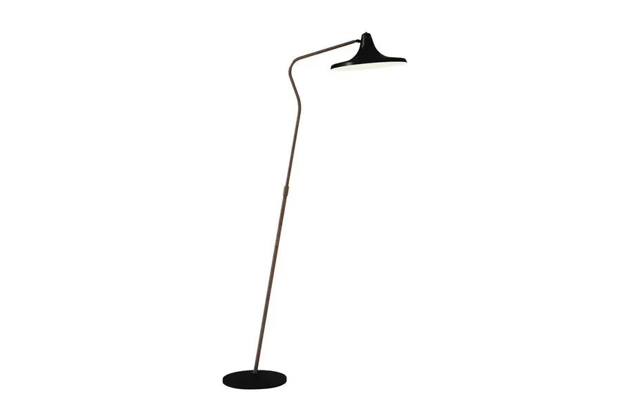 obrazek 1 Nowoczesna wolnostojąca lampa z mosiądzu w surowym kształcie - Lumis