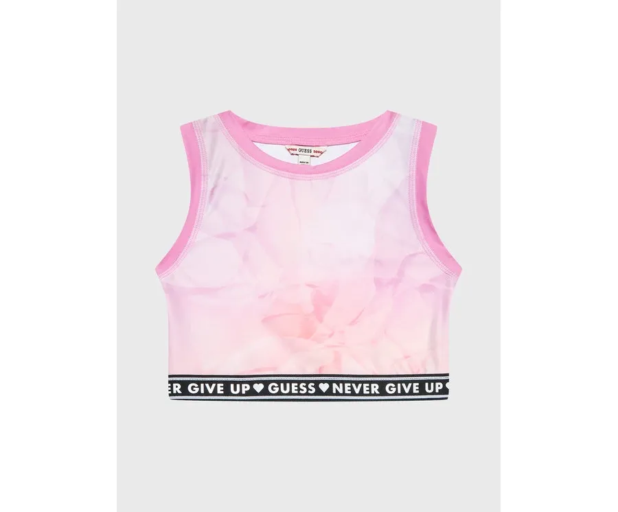 obrazek 1 Guess Top J3RI02 MC01P Różowy Slim Fit