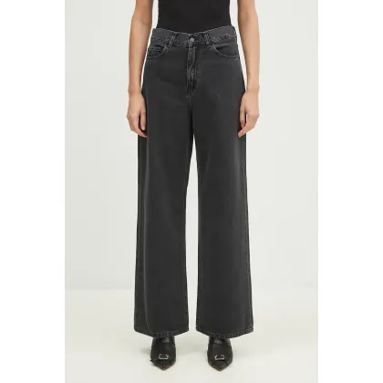 Zdjęcie Carhartt WIP jeansy Jane Pant damskie kolor czarny I030497.8960