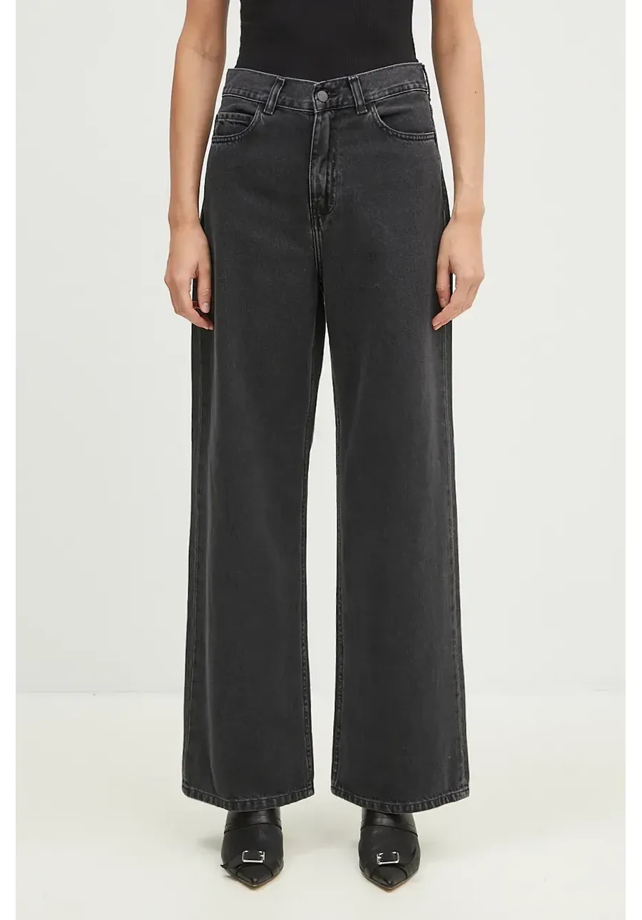 obrazek 1 Carhartt WIP jeansy Jane Pant damskie kolor czarny I030497.8960