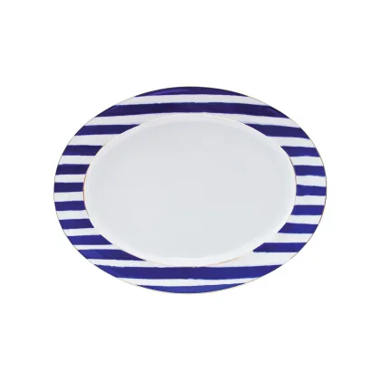 Zdjęcie Luksusowy porcelanowy półmisek owalny 29 cm - Porcel