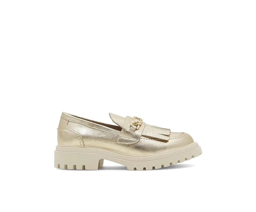 obrazek 1 Eva Minge Loafersy ANGE-1018 Złoty