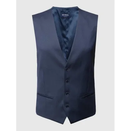 Zdjęcie Kamizelka o kroju slim fit z tkanym wzorem