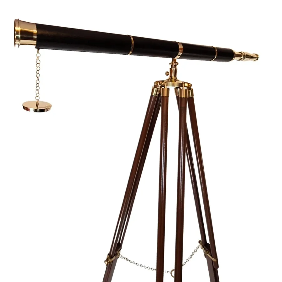 obrazek 3 Wielka Luneta Dekoracyjna na drewnianym trójnogu