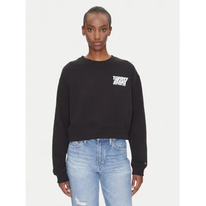 Zdjęcie Tommy Jeans Bluza DW0DW21345 Czarny Relaxed Fit