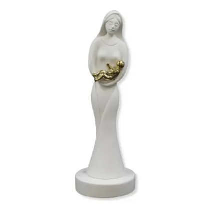 Picture A luxurious sculpture depicting motherhood
