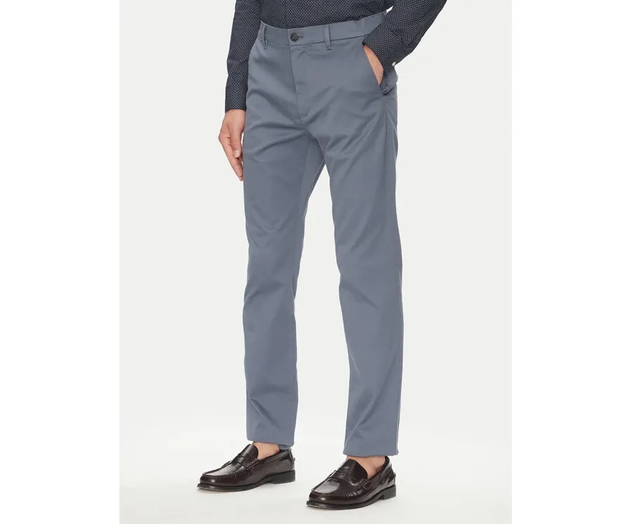 obrazek 1 Calvin Klein Chinosy LV040EM633 Szary Slim Fit