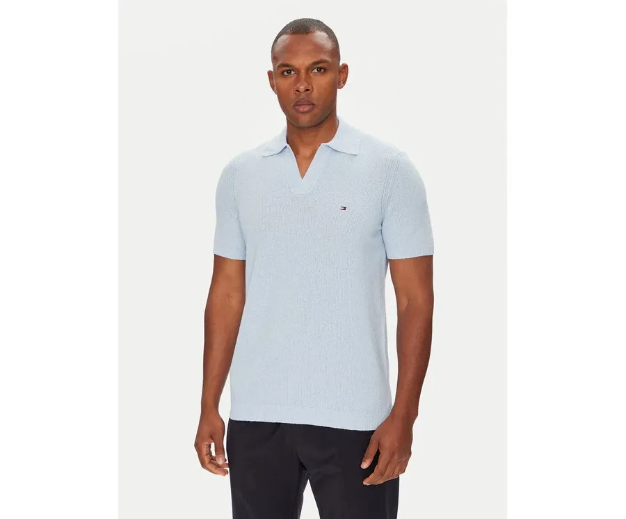 obrazek 1 Tommy Hilfiger Polo MW0MW39531 Błękitny Regular Fit