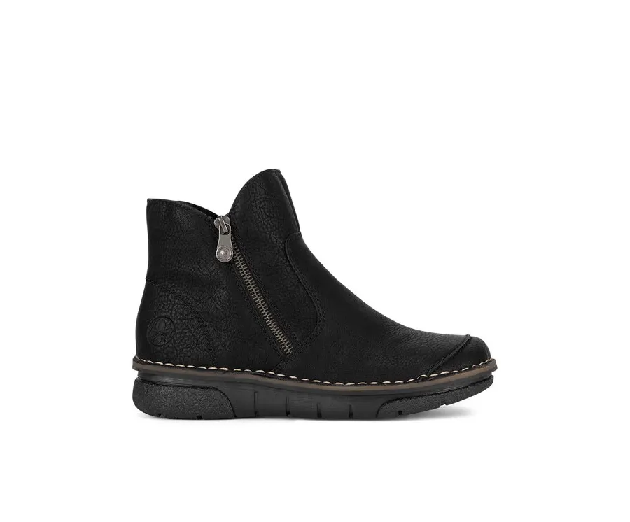 obrazek 1 Rieker Botki 73357-00 Czarny