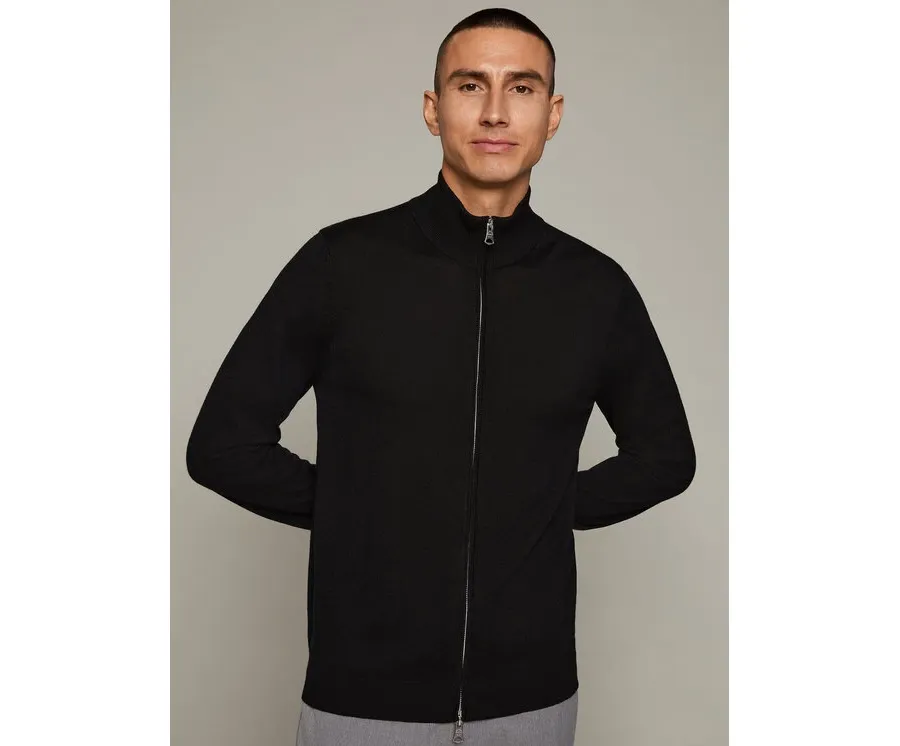 obrazek 1 Matinique Kardigan 30204879 Czarny Regular Fit