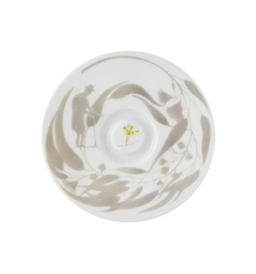 obrazek 3 Porcelanowa filiżanka do kawy ze stylowym spodkiem