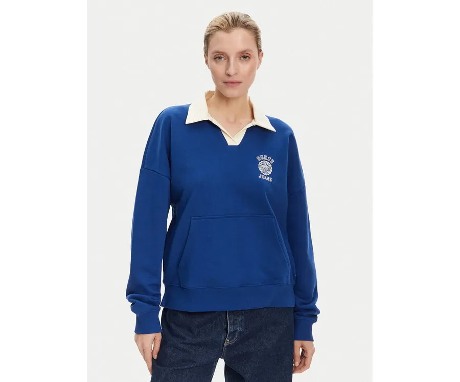 obrazek 1 Guess Jeans Bluza W5YQ16 K68I4 Niebieski Oversize