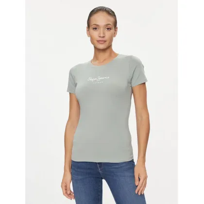 Zdjęcie Pepe Jeans T-Shirt New Virginia PL505202 Zielony Slim Fit
